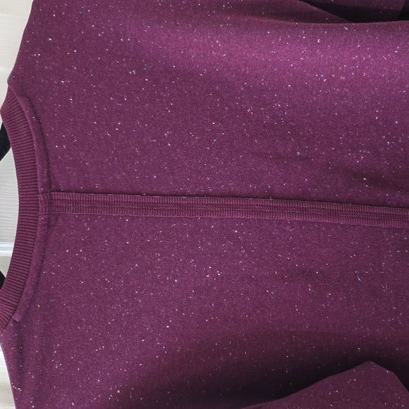 PUMA BRAND SIGNATURE WOMENS SPECKLED PURPLE PULLOVER CREWNECK SWEATSHIRT SIZE XS - Picture 16 of 16